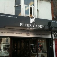 Aluminium Composite shop fascia with bespoke steel logo