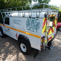 Oxfordshire County Council - vinyl graphics &  high visibility chevrons